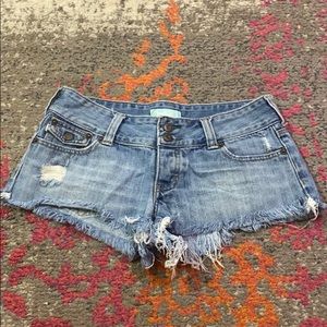 Hollister Cut Off Jean Shorts